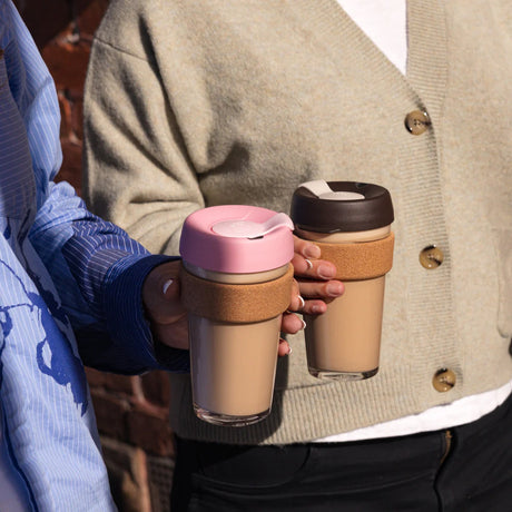 KeepCup Brew Cork Glass Reusable Coffee Cup L 16oz/454ml - Saskatoon