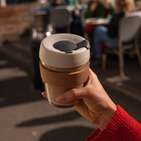 KeepCup Brew Cork Glass Coffee Cup 12oz - Filter