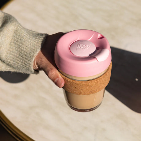 KeepCup Brew Cork Glass Coffee Cup 12oz - Saskatoon