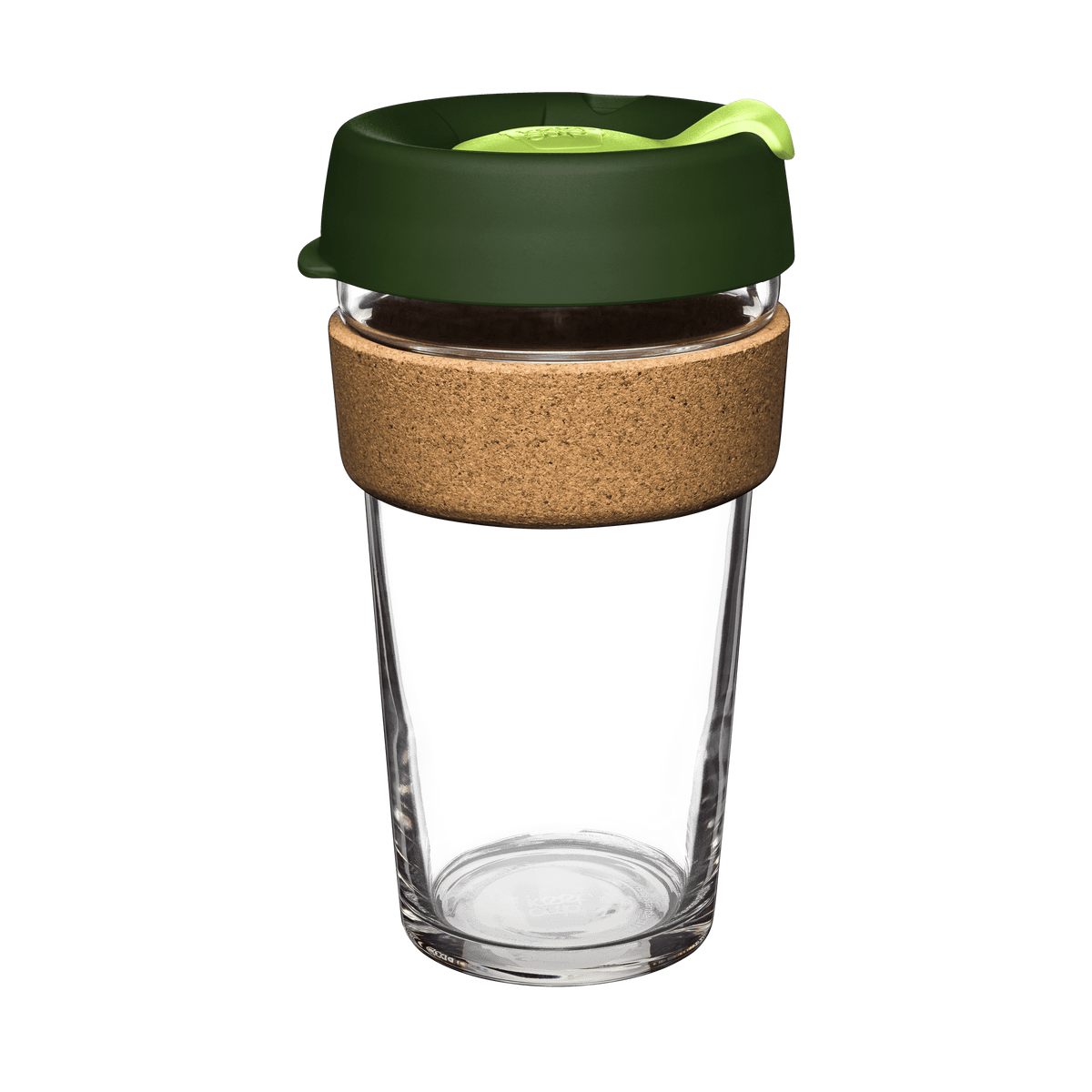 KeepCup Brew Cork Glass Reusable Coffee Cup L 16oz/454ml - Geisha