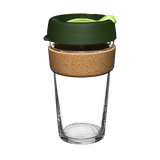 KeepCup Brew Cork Glass Reusable Coffee Cup L 16oz/454ml - Geisha