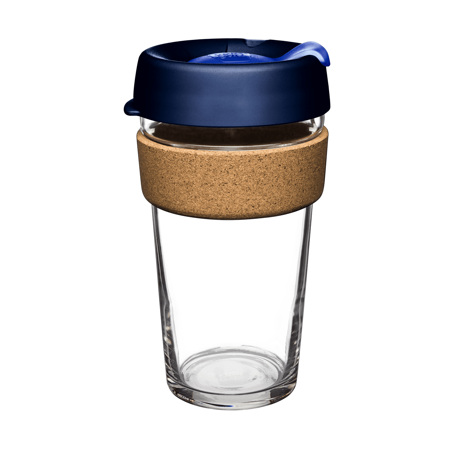 KeepCup Brew Cork Glass Reusable Coffee Cup L 16oz/454ml - Ink