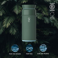 Ocean Bottle Brew Flask 350ml - Forest Green, Redber Coffee