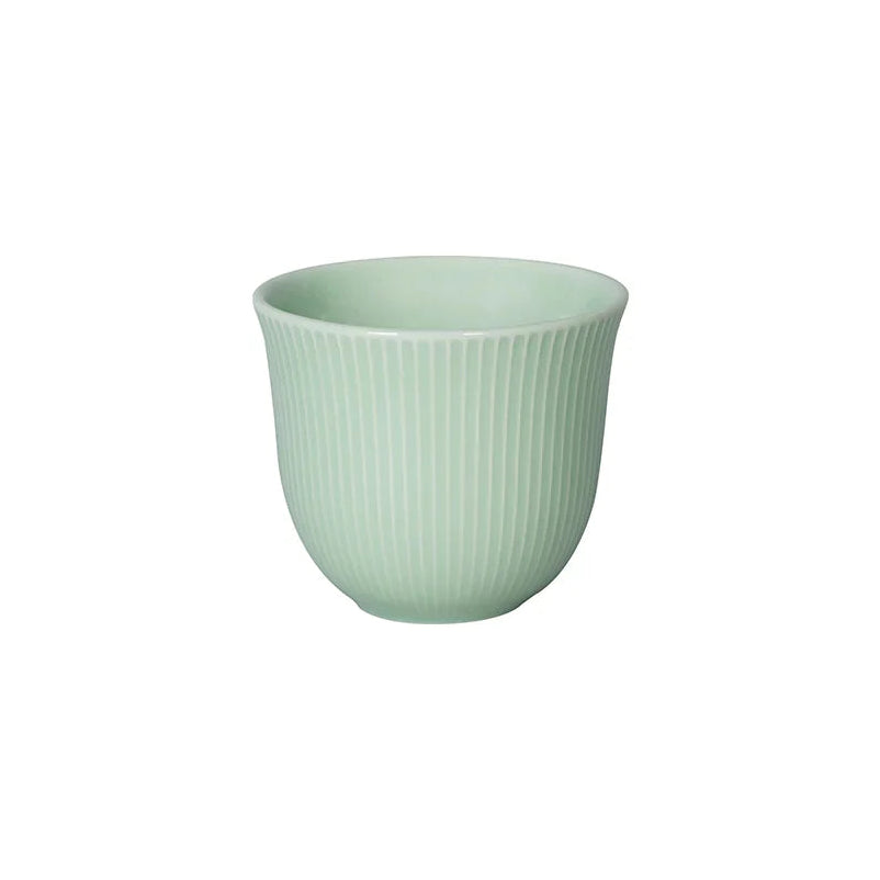 Loveramics Brewers 250ml Embossed Cappuccino / Drip Coffee Tasting Cup - Celadon Green