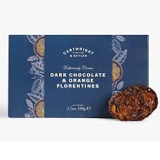 Cartwright & Butler Dark Chocolate with Orange Florentines