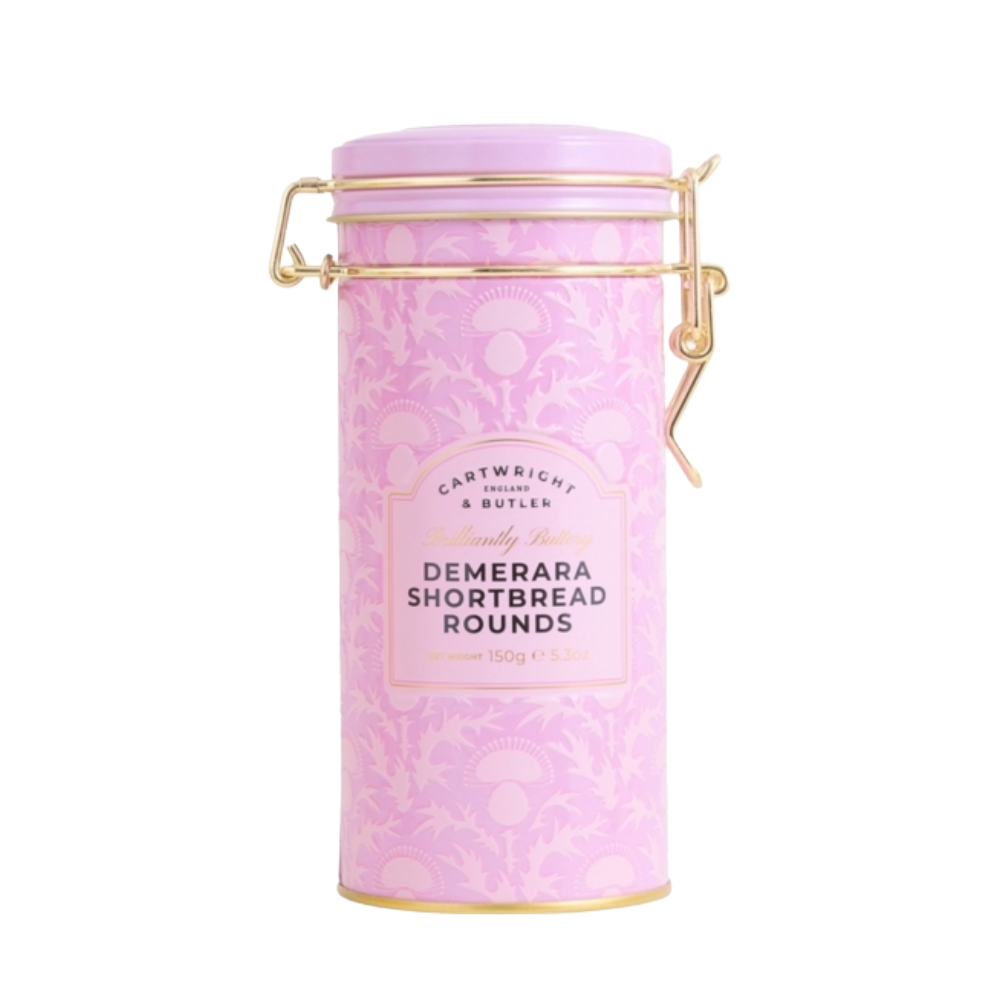 Cartwright & Butler Demerara Shortbread Rounds in Tin