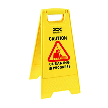 Caution Wet Floor Cleaning In Progress Sign | Redber Coffee