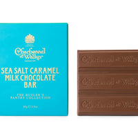 Charbonnel 80g Milk Sea Salt Caramel Chocolate ‘Butler’ bar Redber Coffee Roasters