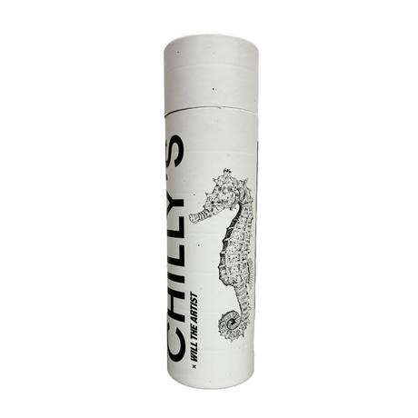Chilly's Vacuum Insulated Stainless Steel 500ml Drinking Bottle - Sea Life Edition Seahorse