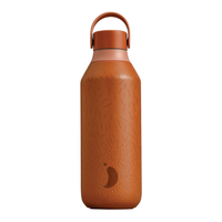 Chilly's Vacuum Insulated Stainless Steel 500ml Drinking Bottle Series 2 - Elements - Fire Orange