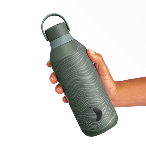 Chilly's Vacuum Insulated Stainless Steel 500ml Drinking Bottle Series 2 - Elements - Wind Grey