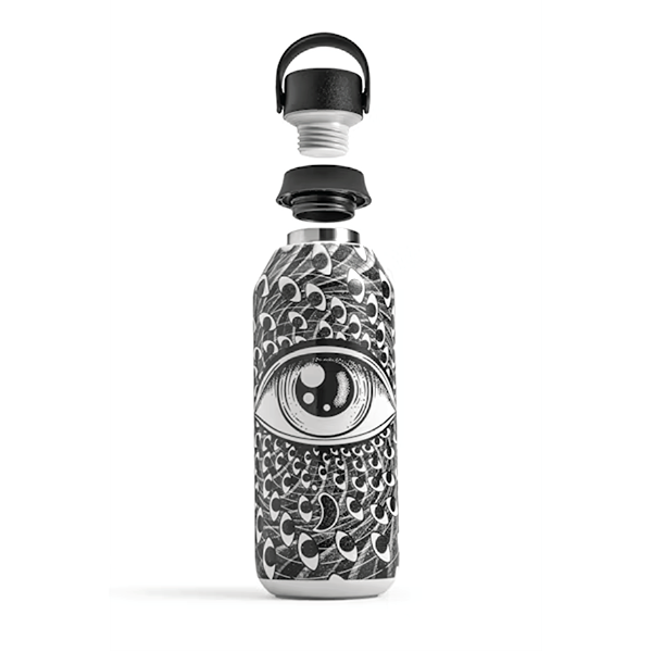 Chilly's Vacuum Insulated Stainless Steel 500ml Drinking Bottle Series 2 - Studio - All Seeing Eye