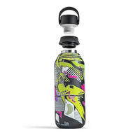 Chilly's Vacuum Insulated Stainless Steel 500ml Drinking Bottle Series 2 - Studio - Concrete Jungle