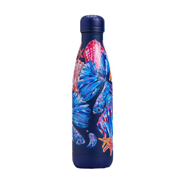 Chilly's Vacuum Insulated Stainless Steel 500ml Drinking Bottle - Tropical Reef