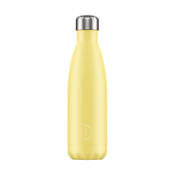 Chilly's Vacuum Insulated Stainless Steel 500ml Drinking Bottle - Pastel Yellow