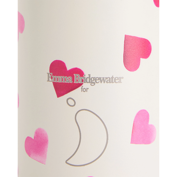Chilly's Vacuum Insulated Stainless Steel 500ml Drinking Bottle - Emma Bridgewater Hearts