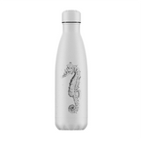 Chilly's Vacuum Insulated Stainless Steel 500ml Drinking Bottle - Sea Life Edition Seahorse