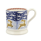 Christmas Icons Deer 1/2 Pint Mug