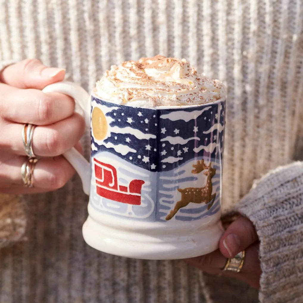 Christmas Icons Deer 1/2 Pint Mug
