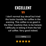 Decaf Coffee Taster Pack
