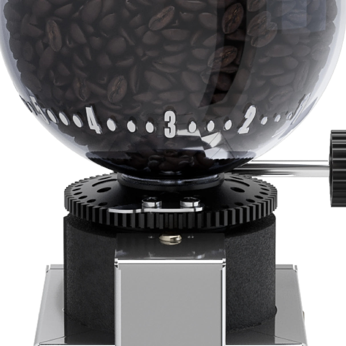 Lelit Fred Prima On-demand Burr Coffee Grinder - Polished Stainless Steel
