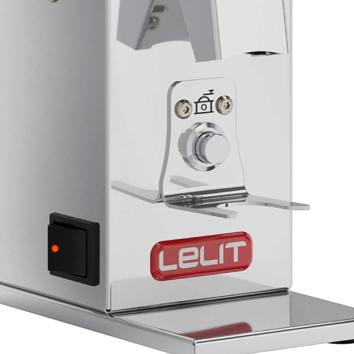 Lelit Fred Prima On-demand Burr Coffee Grinder - Polished Stainless Steel