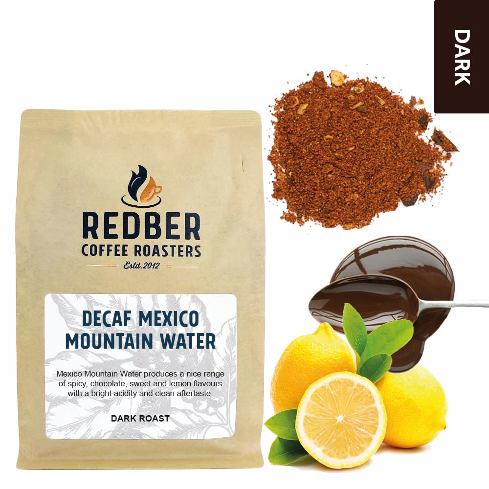 MEXICO MOUNTAIN WATER  DECAF COFFEE - Dark Roast Coffee
