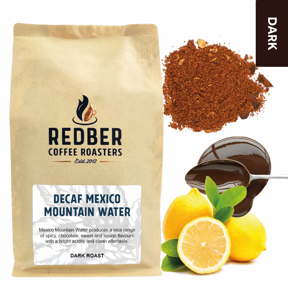 MEXICO MOUNTAIN WATER  DECAF COFFEE - Dark Roast Coffee