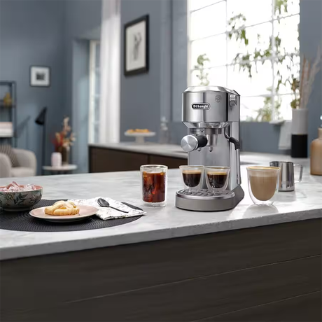 Delonghi Dedica Duo Manual Espresso Machine - Silver