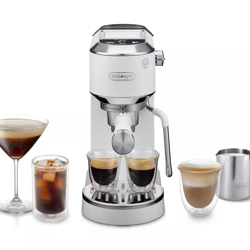 Delonghi Dedica Duo Manual Espresso Machine - White