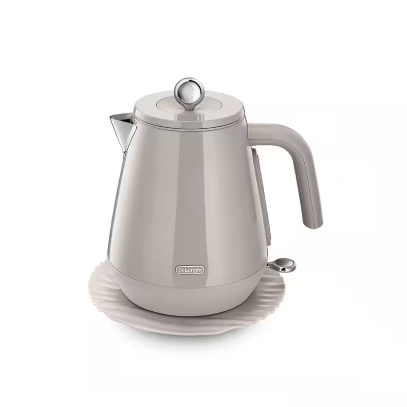 Delonghi Eclettica Electric Kettle - Biscuit Beige