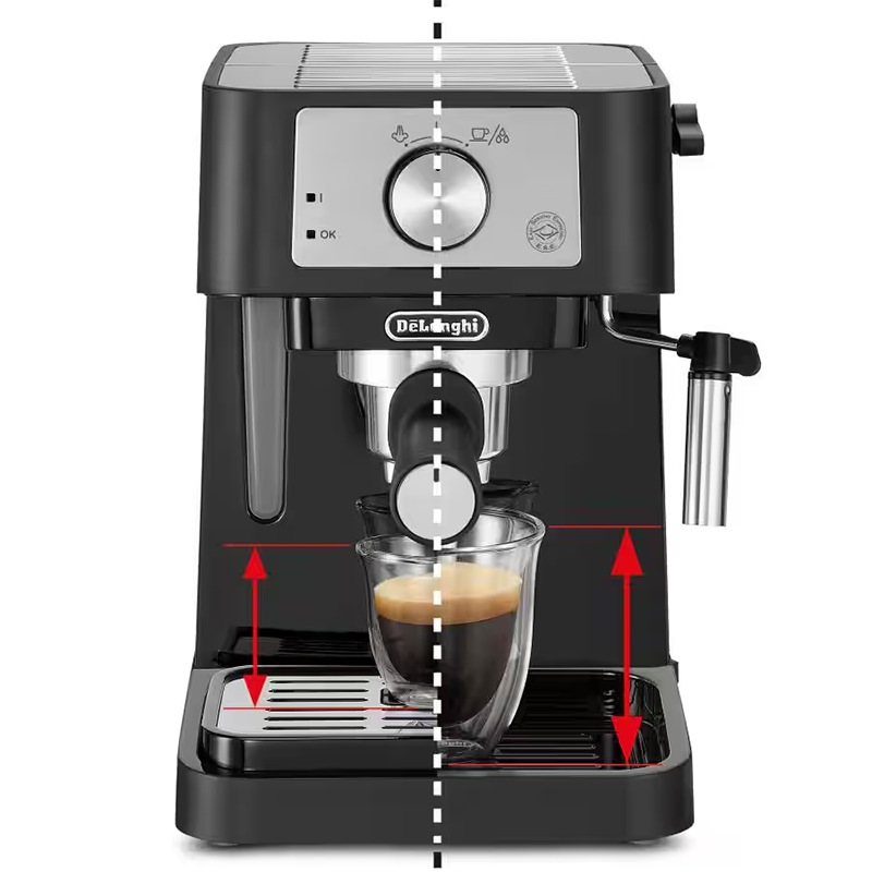 Delonghi Stilosa Manual Espresso Coffee Machine - Black