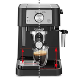 Delonghi Stilosa Manual Espresso Coffee Machine - Black