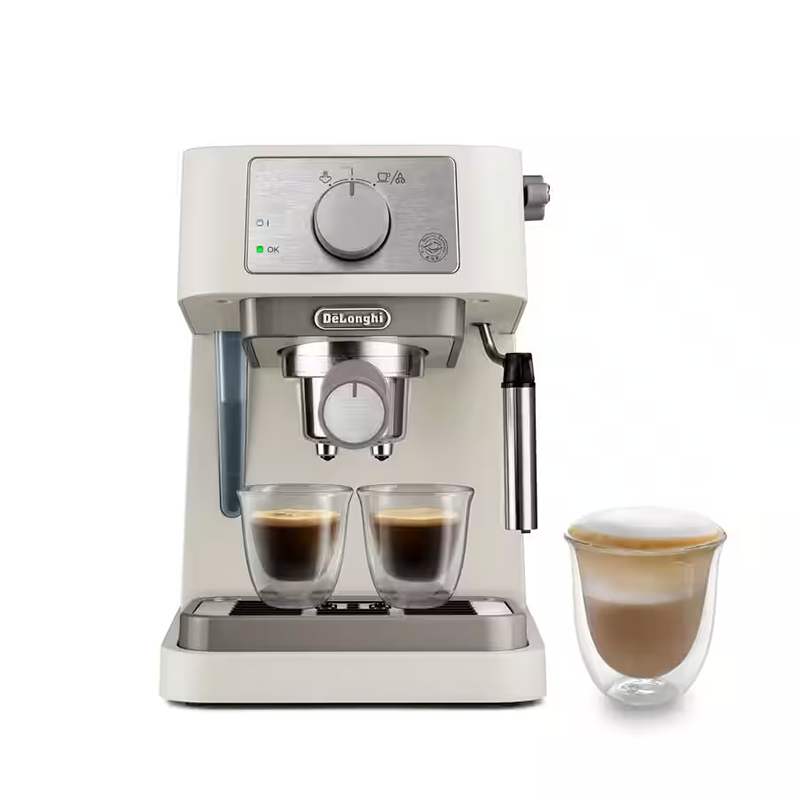 Delonghi Stilosa Manual Espresso Coffee Machine - Cream
