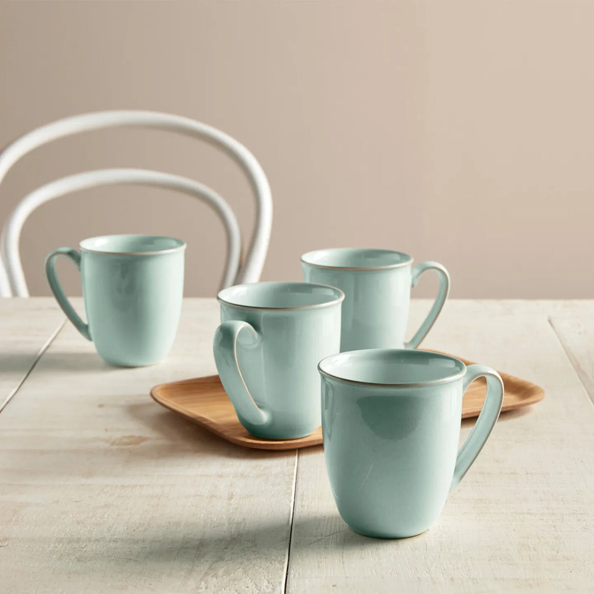 Denby Elements Jade Light Green Coffee Beaker/Mug