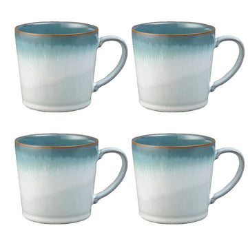 Denby Azure Haze Large Mug - Bundle (not boxed) of 4pcs