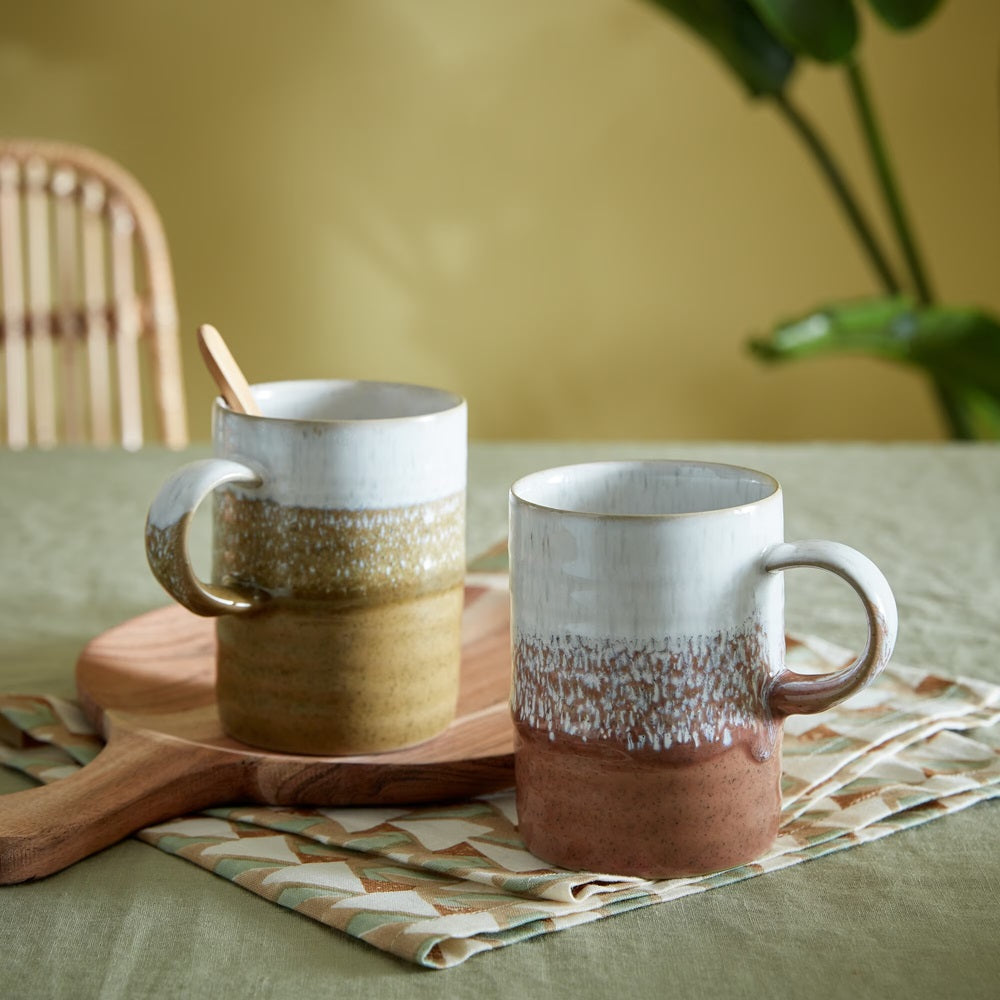 Denby Kiln Accents Ochre Ridged Mug