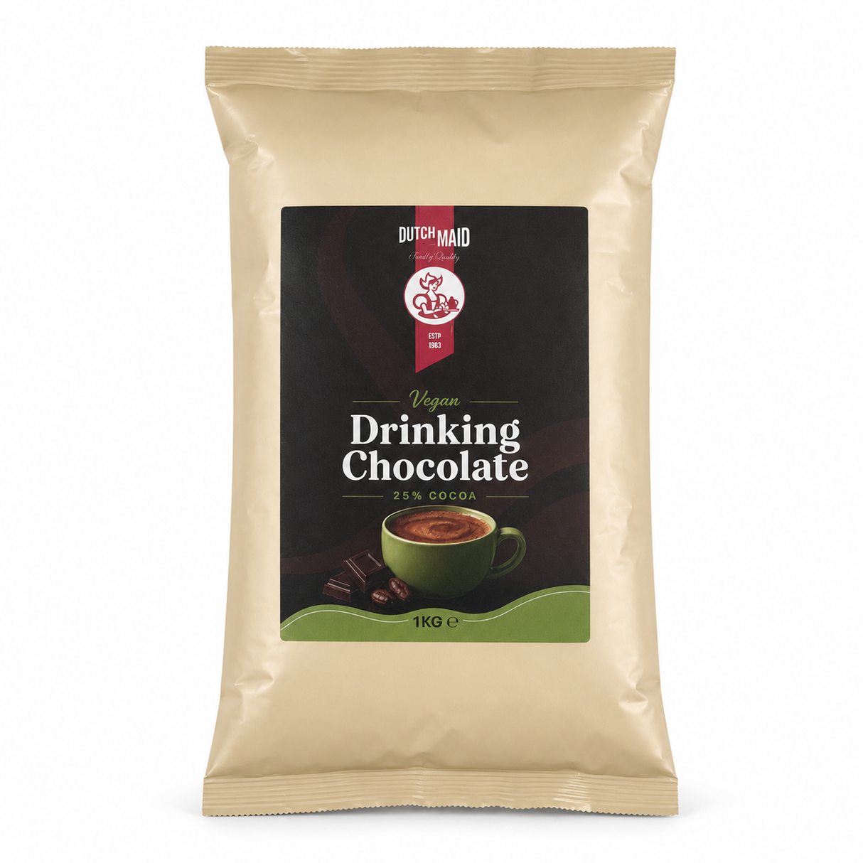 Dutch Maid 25% Vegan Hot Chocolate for Vending 1kg