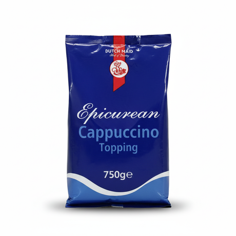 Dutch Maid Classic Cappuccino Topping Powder for Vending Milk  Automatic Coffee Machines 750g