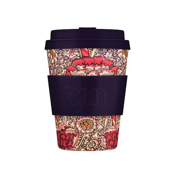 Ecoffee Cup Reusable Travel Cup 350m / 12 oz. - William Morris Wandle