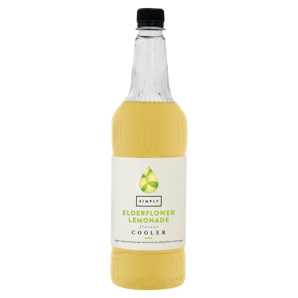 Simply Syrup 1L Cooler bottle – Elderflower Lemonade flavour