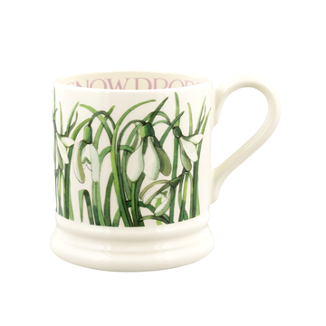 Emma Bridgewater Flowers Snowdrop Mug - 1/2 Pint