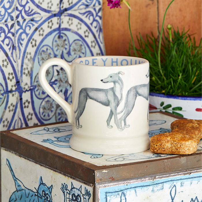 Greyhound mug top
