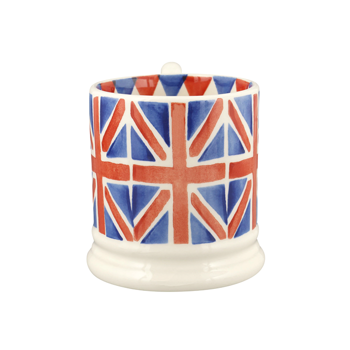 Emma Bridgewater Union Jack Mug 1/2 Pint Redber Coffee