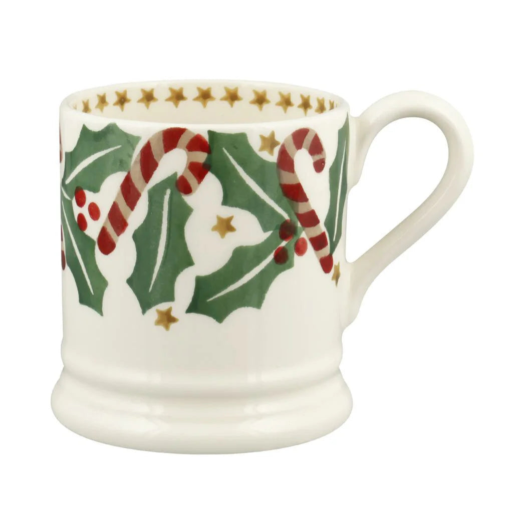 Emma Bridgewater Candy Canes 1/2 Pint Mug