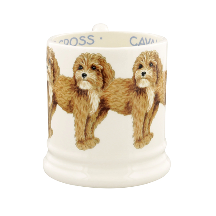 Emma Bridgewater Cavalier Poodle Cross 1/2 Pint Mug