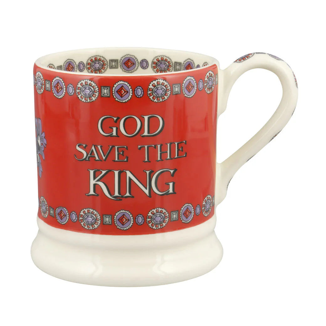 Emma Bridgewater God Save The King 1/2 Pint Mug