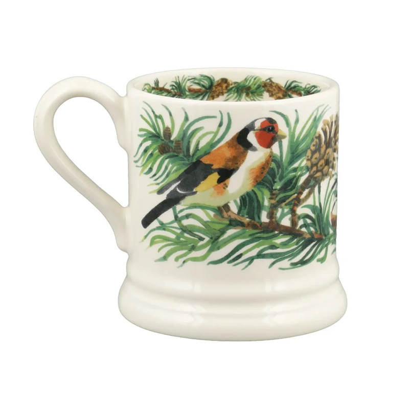 Emma Bridgewater Goldfinch in Spruce 1/2 Pint Mug