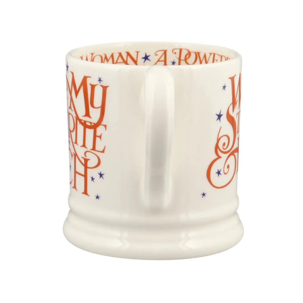 Emma Bridgewater Halloween Toast Favourite Witch 1/2 Pint Mug