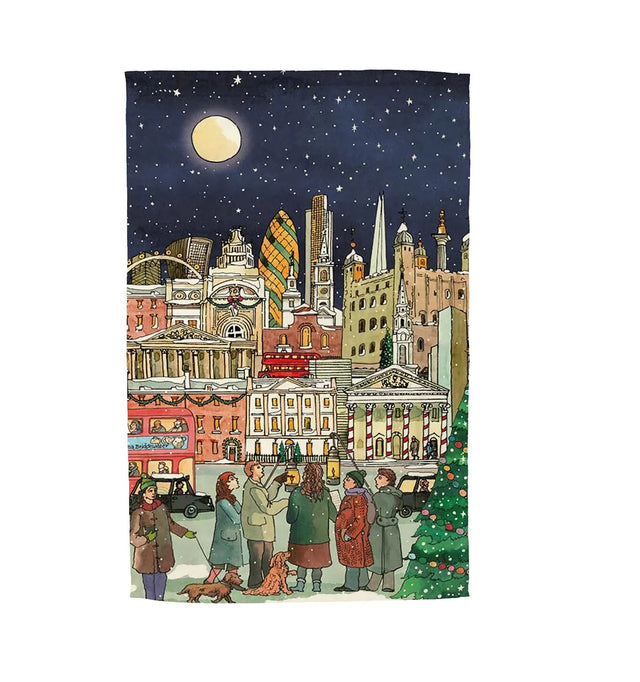 Emma Bridgewater London At Christmas Tea Towel